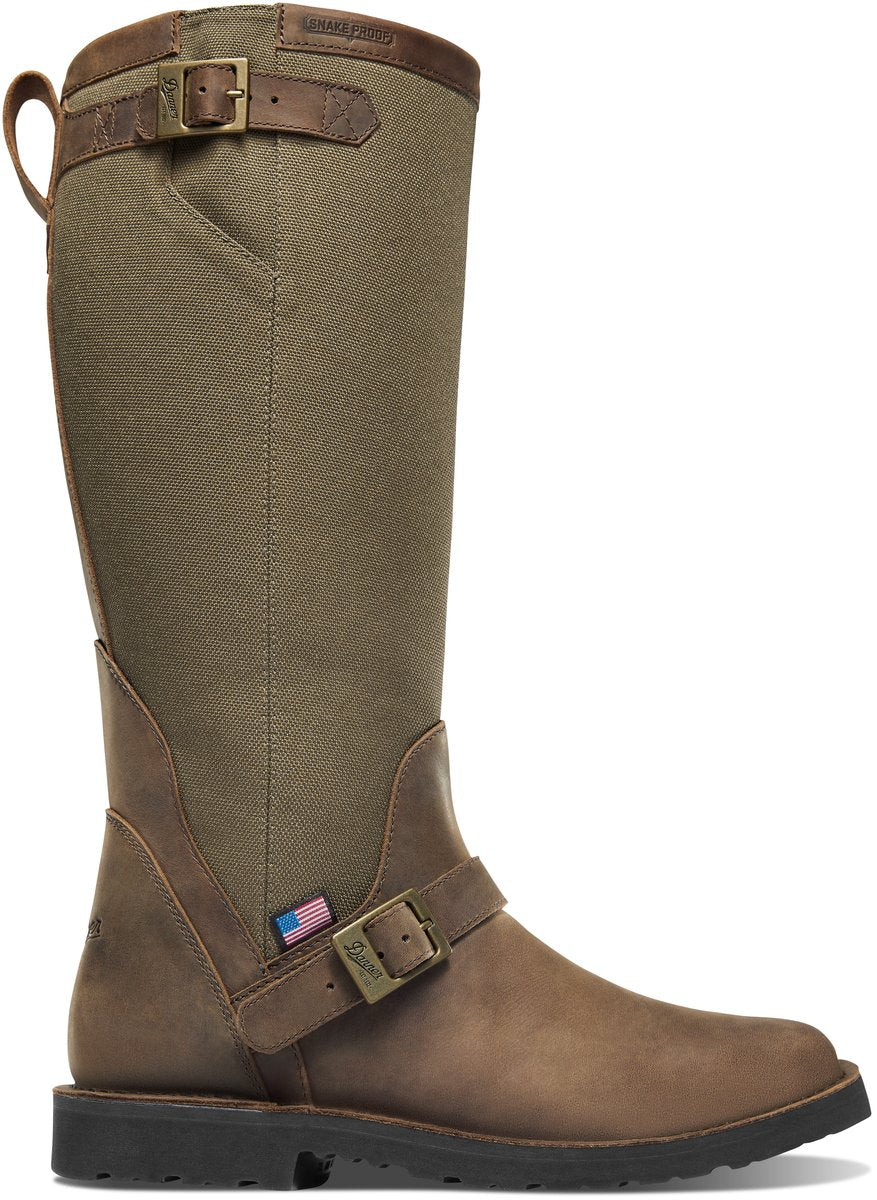 Danner | San Angelo Snake Boot Brown Square Toe