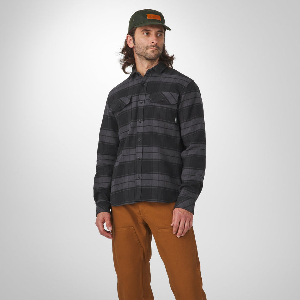 Danner | Cedar Mill Cotton Flannel Shirt Black Plaid