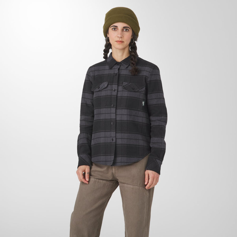 Danner | Sauvie Cotton Flannel Shirt Black Plaid