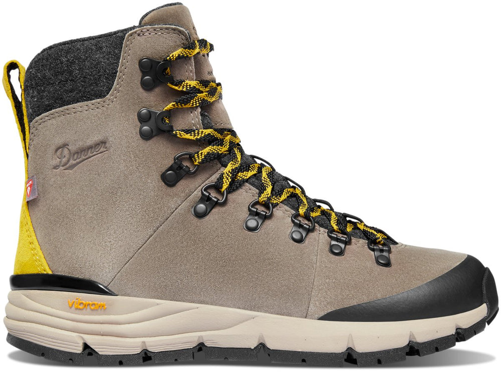 Danner | Arctic 600 Side-Zip Driftwood/Yellow Insulated 200G