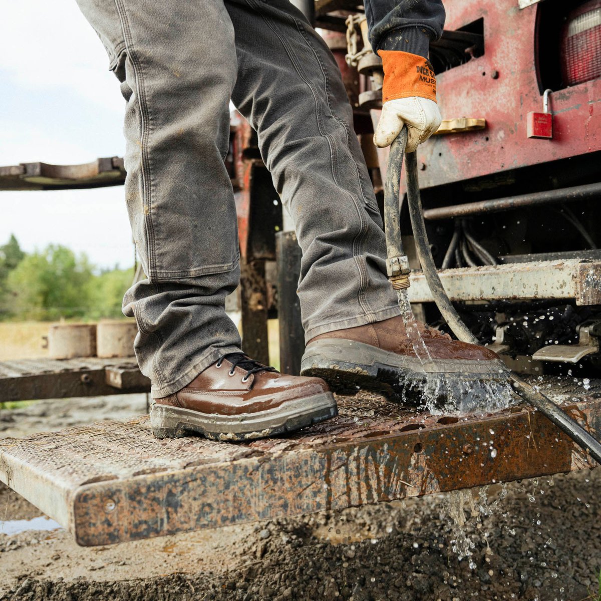 Danner | Ground Control 6" Brown Steel Toe