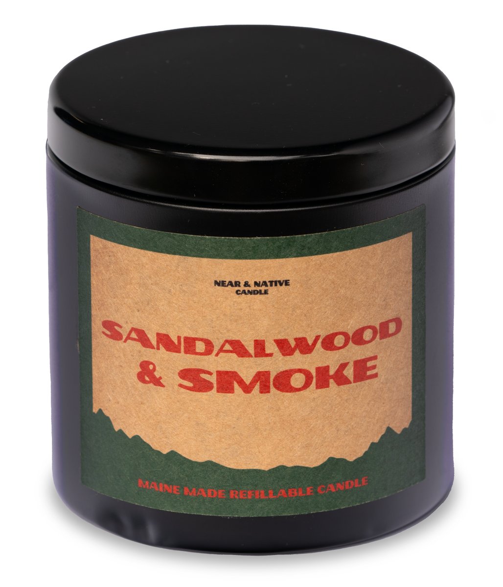Danner | Near & Native Candle 10oz Sandlewood & Smoke