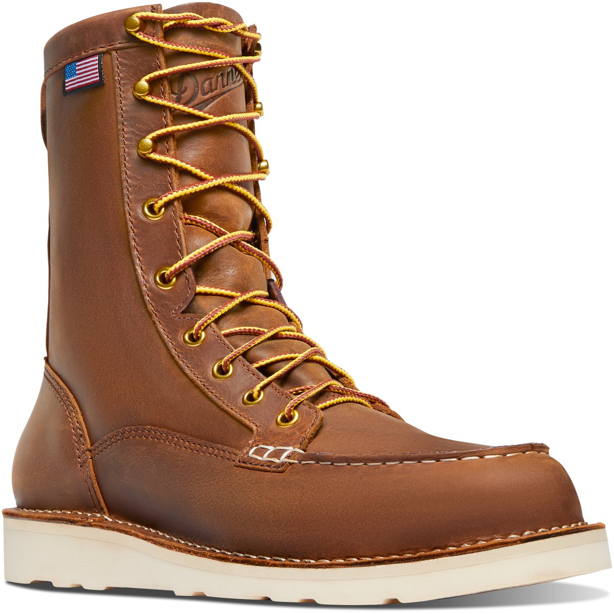 Danner | Bull Run Moc Toe 8" Tobacco Steel Toe