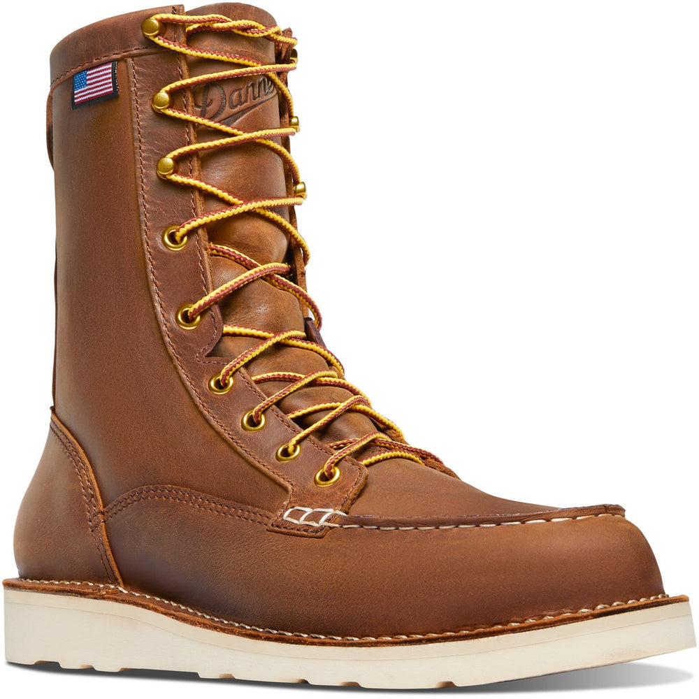 Danner | Bull Run Moc Toe 8" Tobacco Steel Toe