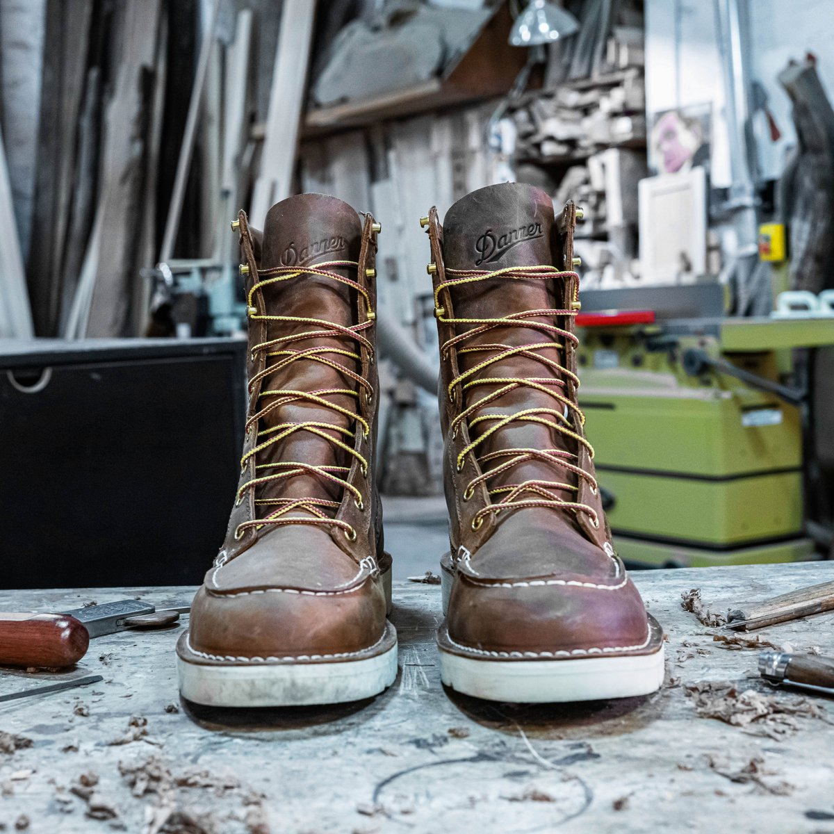 Danner | Bull Run Moc Toe 8" Tobacco Steel Toe