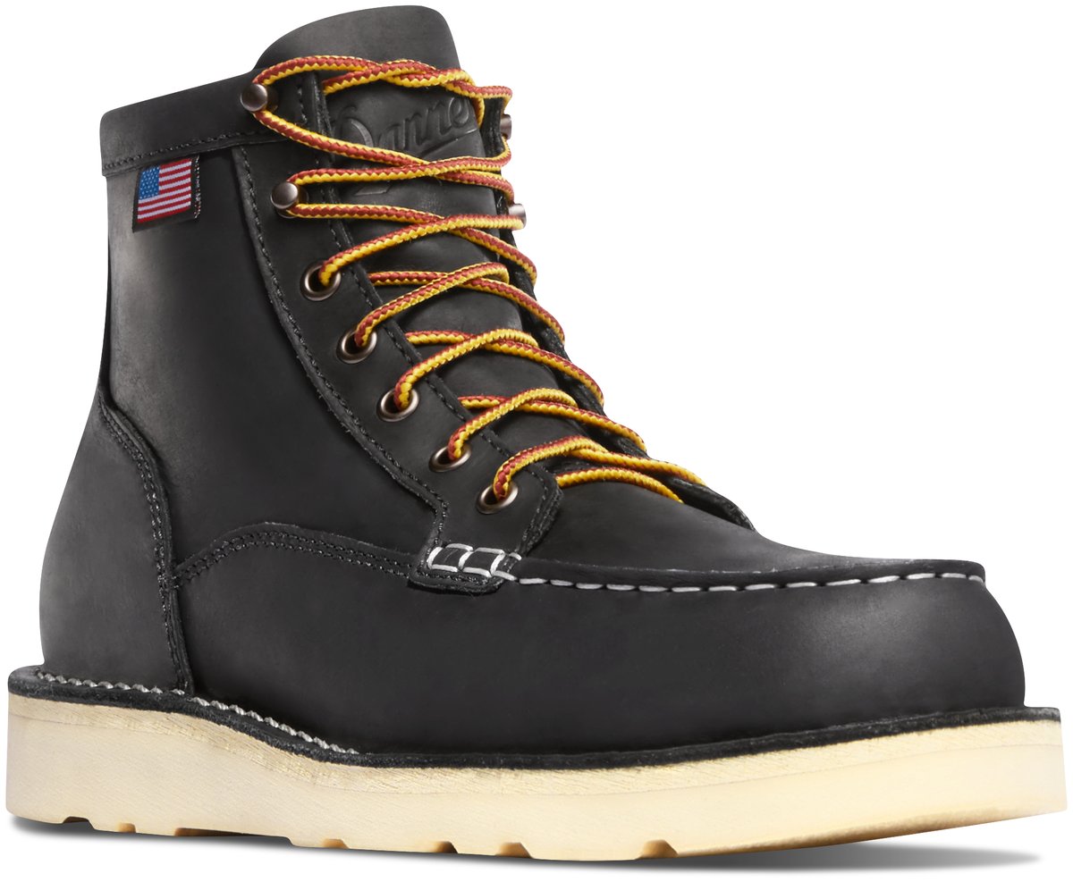 Danner | Bull Run Moc Toe 6" Black Steel Toe