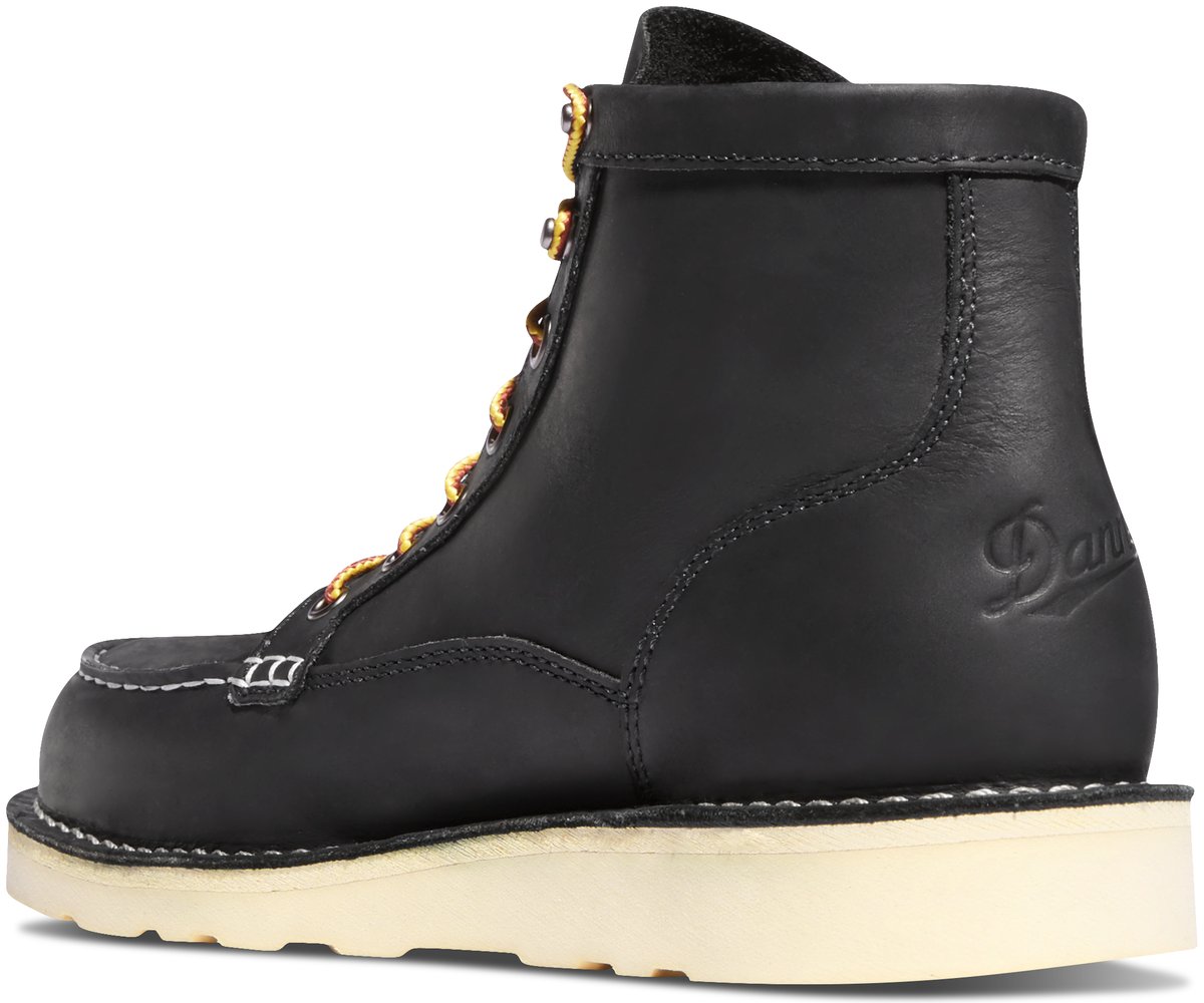 Danner | Bull Run Moc Toe 6" Black Steel Toe
