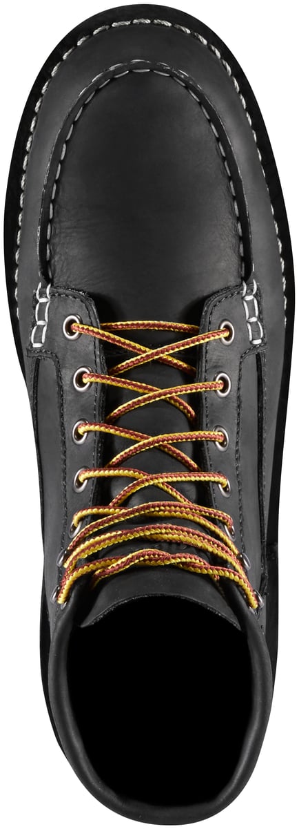 Danner | Bull Run Moc Toe 6" Black Steel Toe