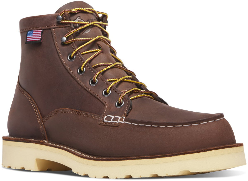 Danner | Bull Run Moc Toe 6" Brown - Heel - Steel Toe