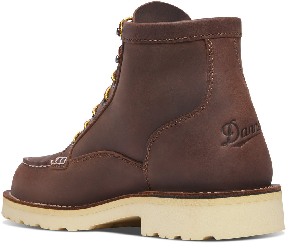 Danner | Bull Run Moc Toe 6" Brown - Heel - Steel Toe