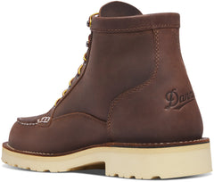 Danner | Bull Run Moc Toe 6" Brown - Heel - Steel Toe