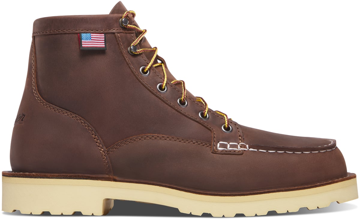 Danner | Bull Run Moc Toe 6" Brown - Heel