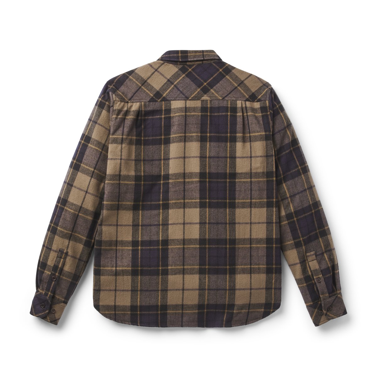 Danner | Cedar Mill Cotton Flannel Shirt  Navy/Olive Tartan Plaid