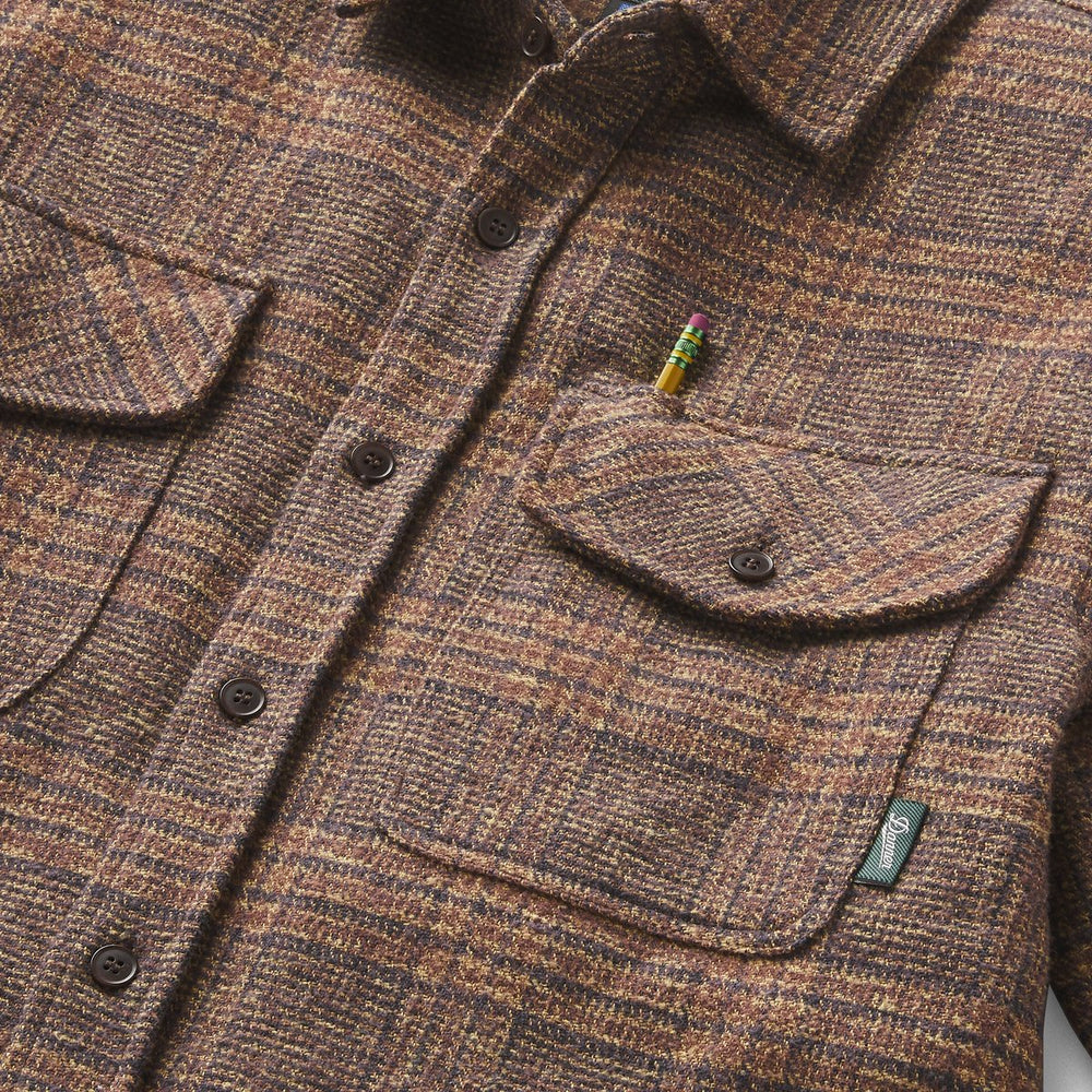 Danner | Cedar Mill Cotton Flannel Shirt  Brown/Tan Tweed Plaid