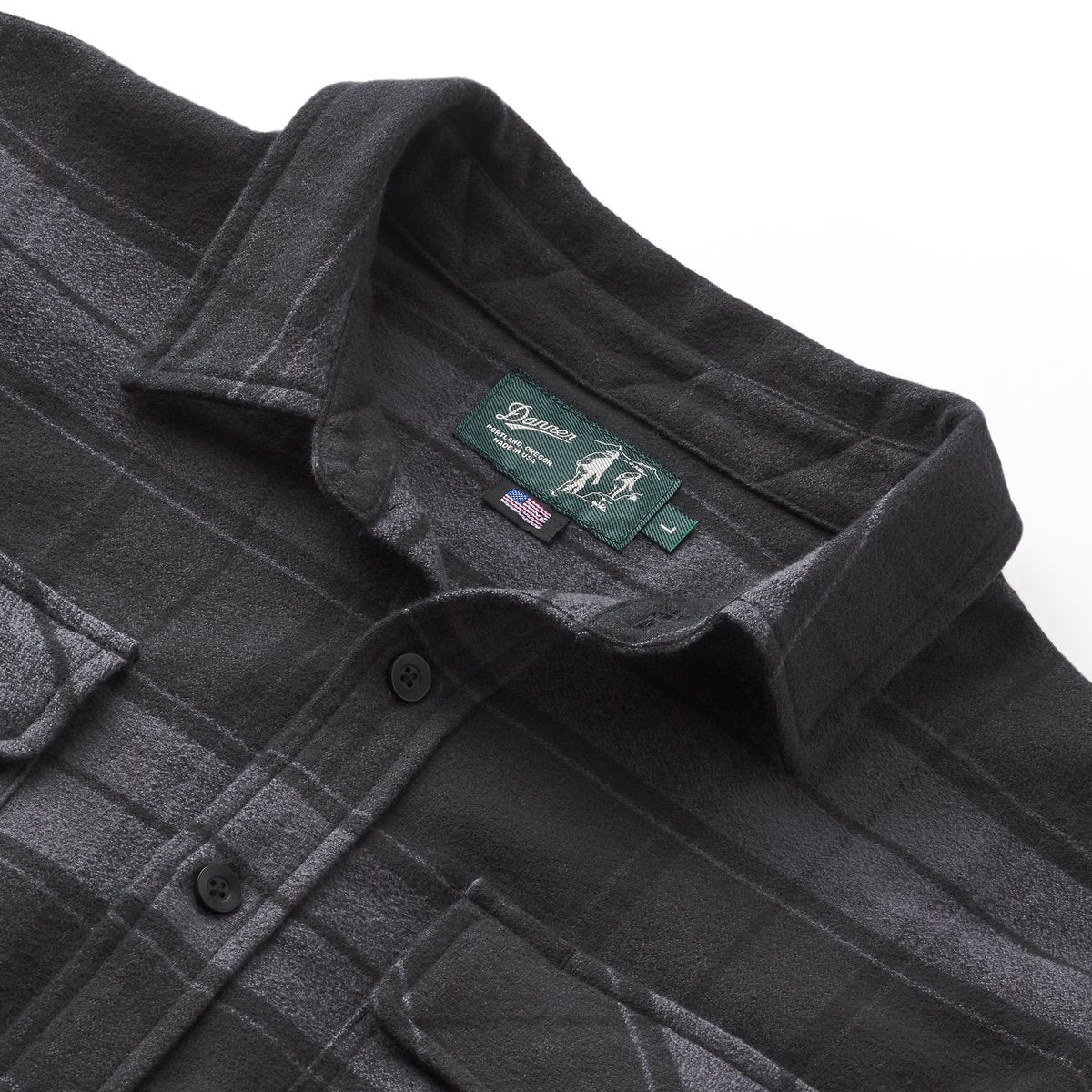 Danner | Cedar Mill Cotton Flannel Shirt  Black Plaid