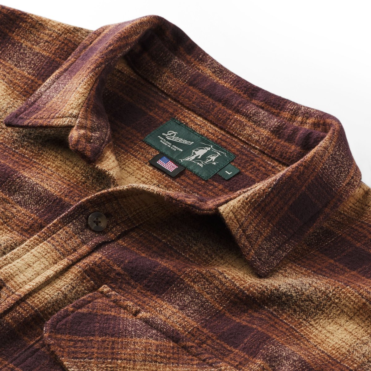 Danner | Cedar Mill Cotton Flannel Shirt  Espresso Plaid