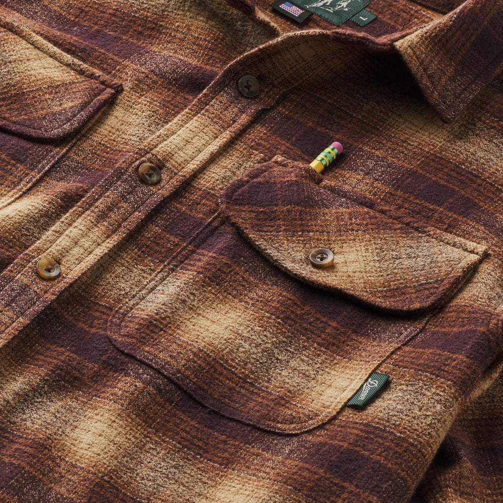 Danner | Cedar Mill Cotton Flannel Shirt  Espresso Plaid