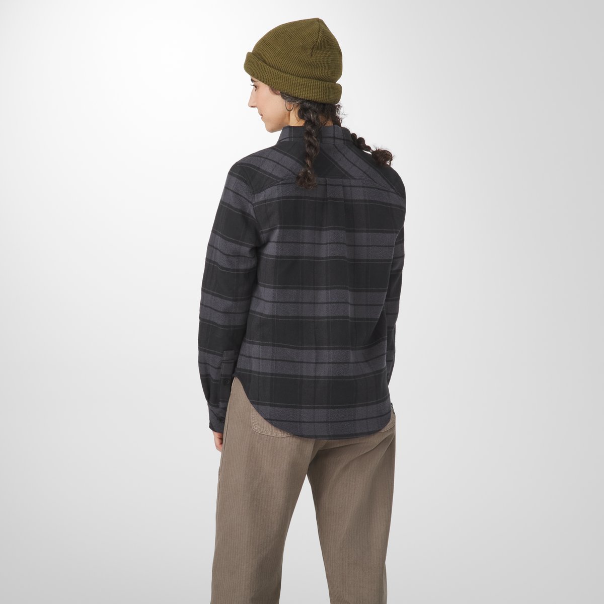 Danner | Sauvie Cotton Flannel Shirt  Black Plaid