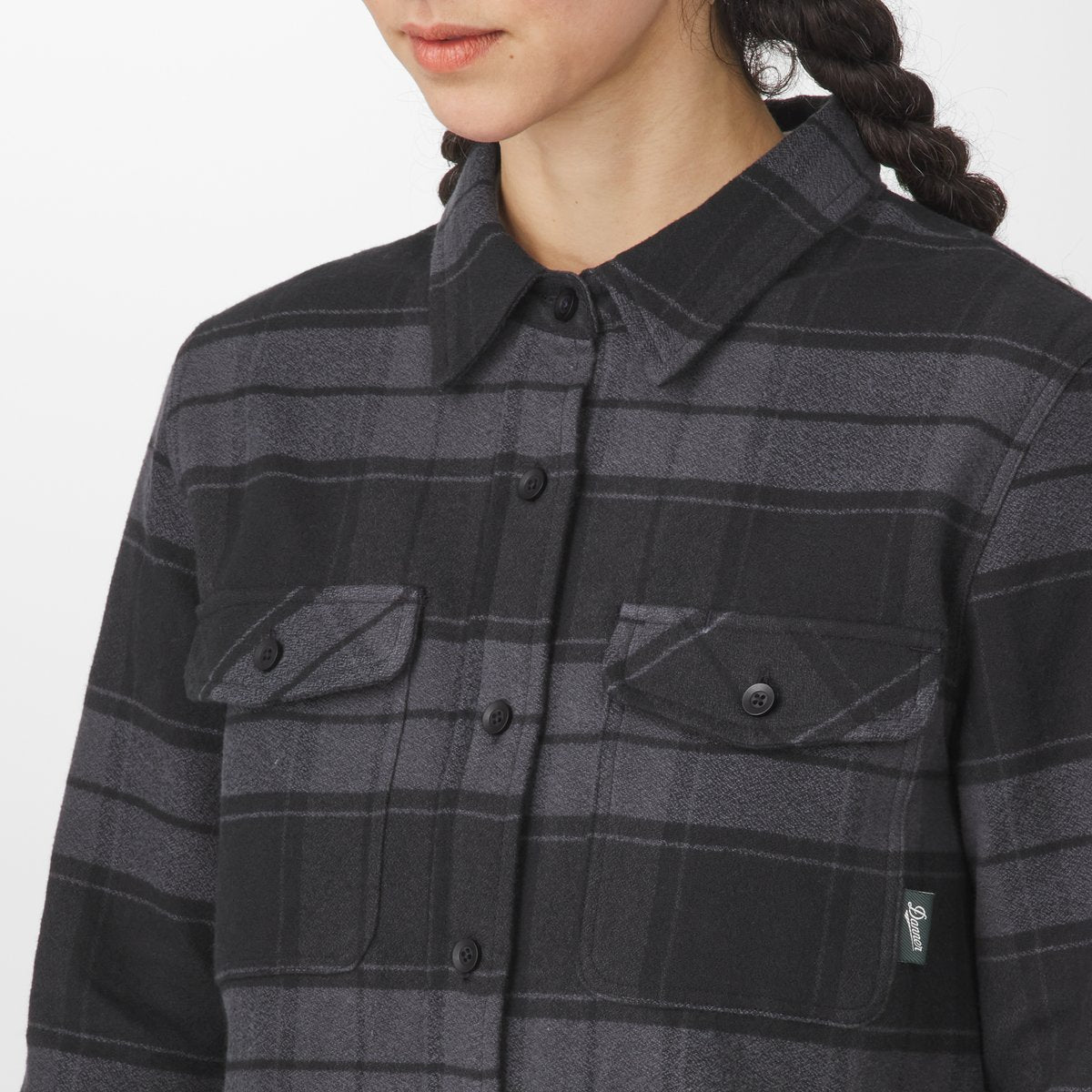 Danner | Sauvie Cotton Flannel Shirt  Black Plaid