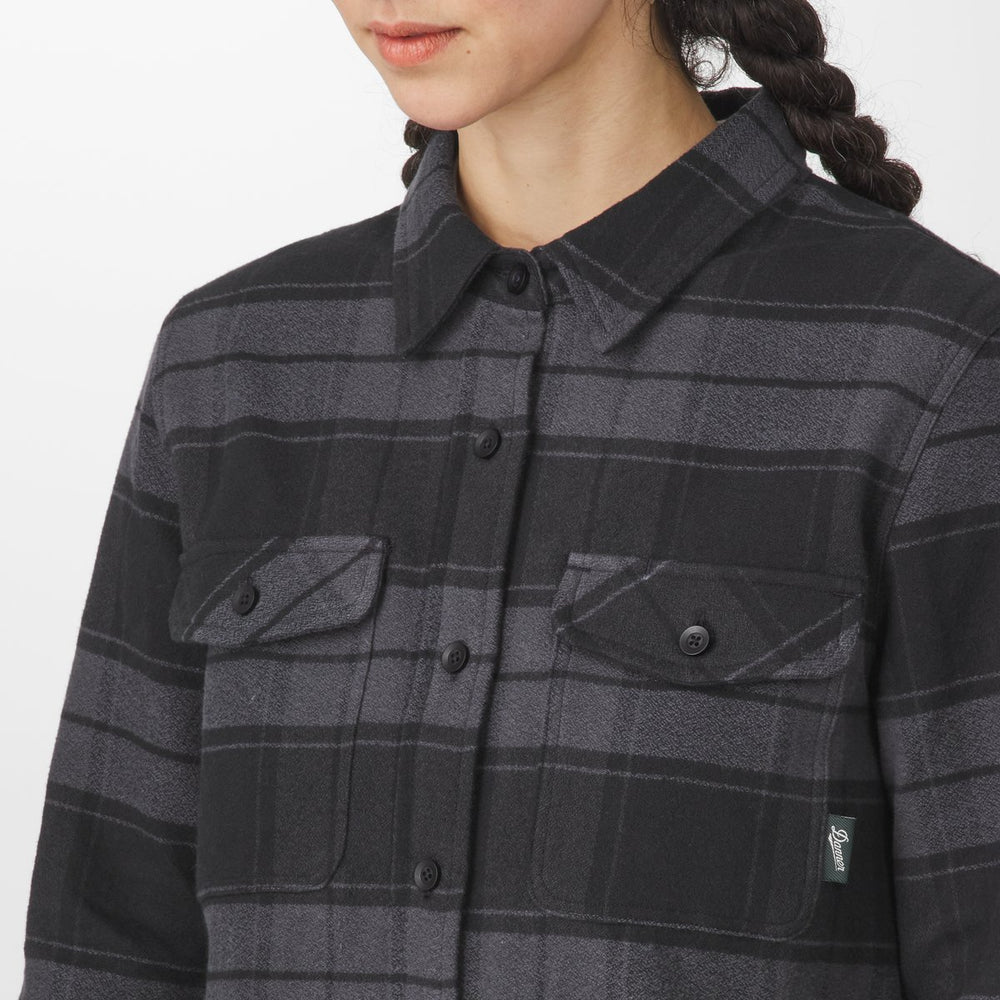 Danner | Sauvie Cotton Flannel Shirt  Black Plaid
