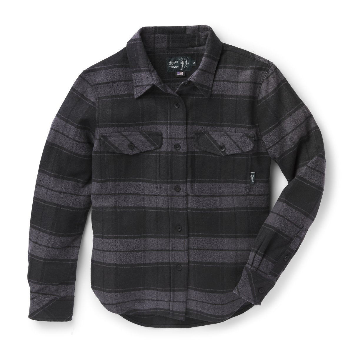 Danner | Sauvie Cotton Flannel Shirt  Black Plaid
