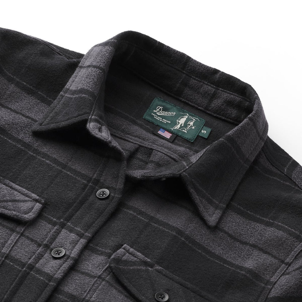 Danner | Sauvie Cotton Flannel Shirt  Black Plaid
