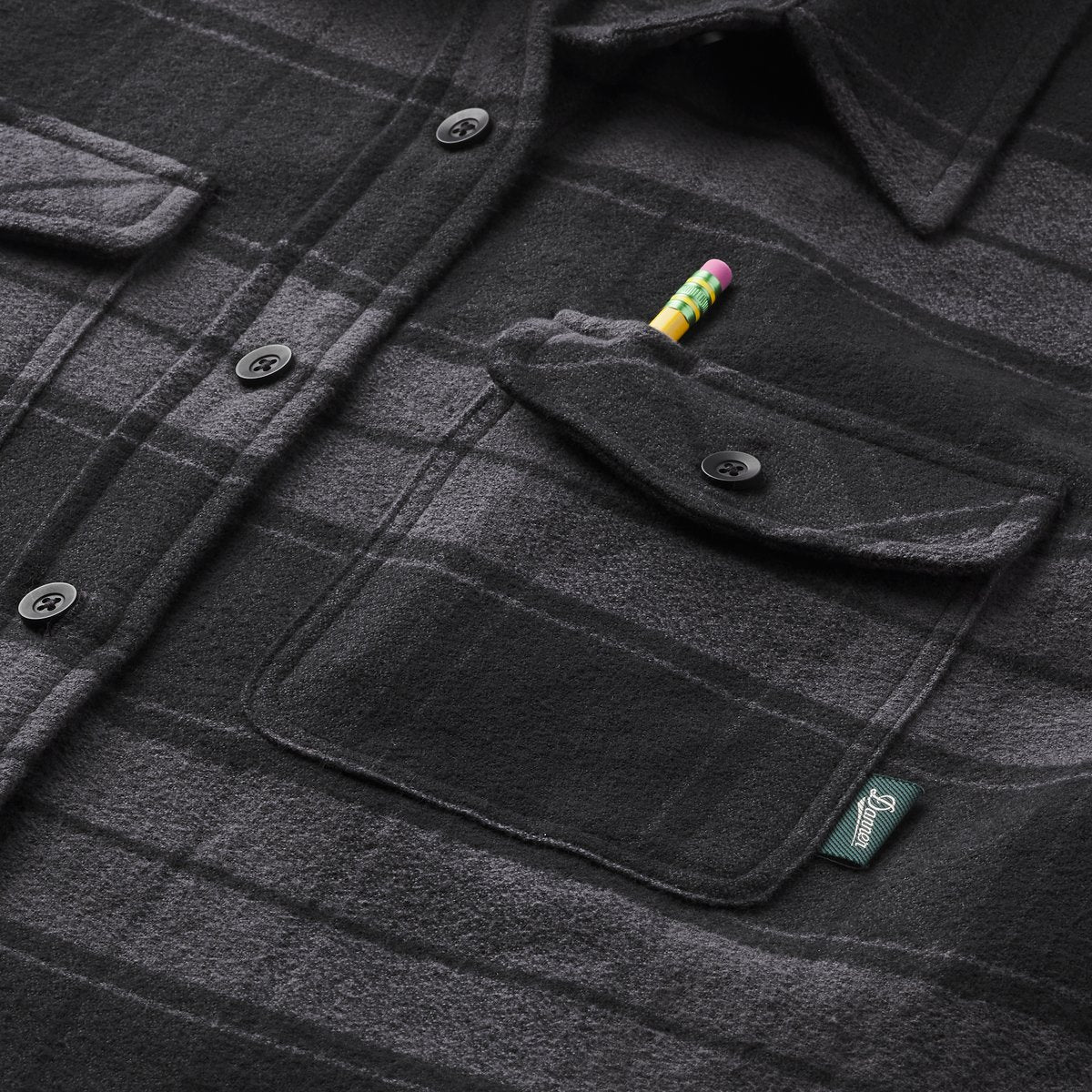 Danner | Sauvie Cotton Flannel Shirt  Black Plaid