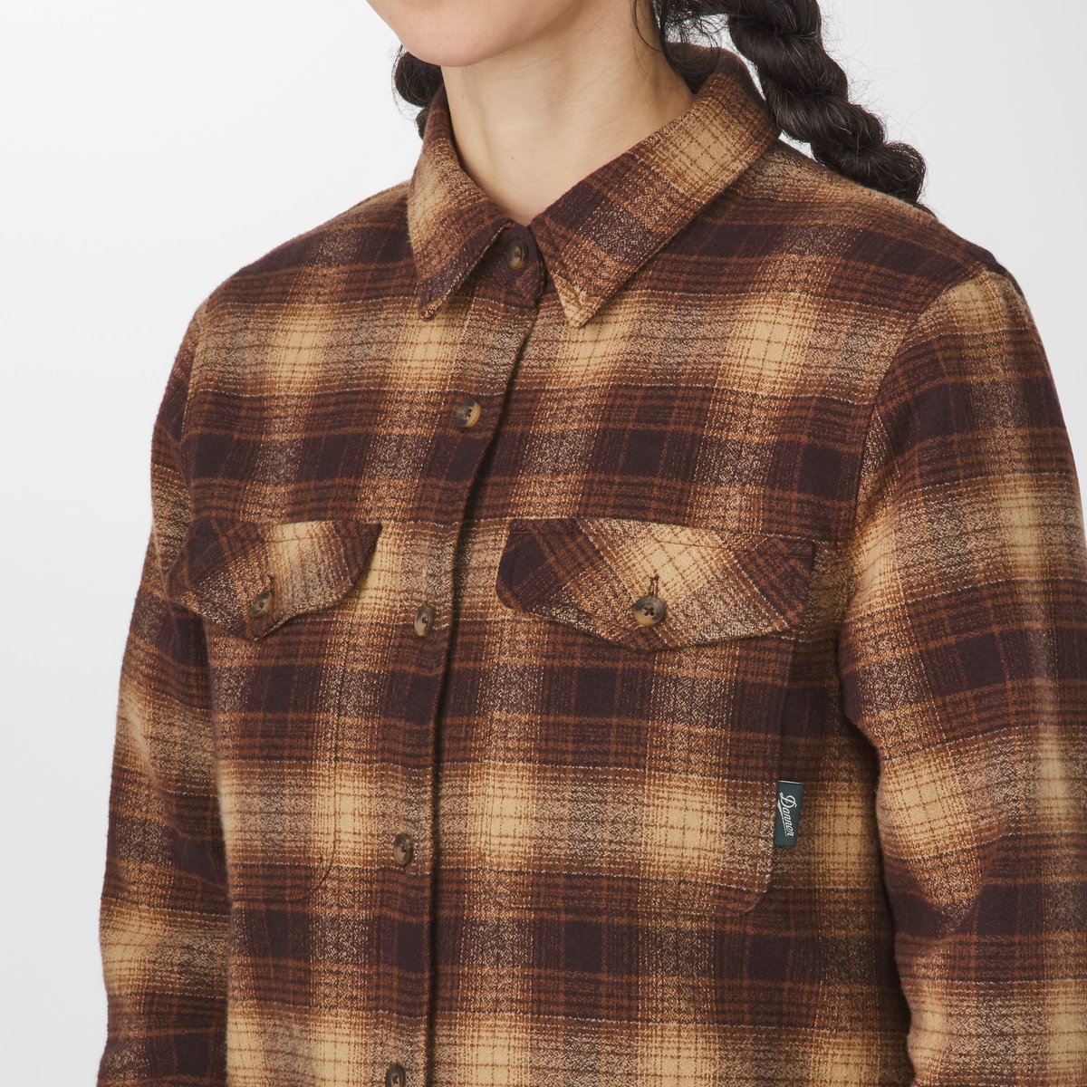 Danner | Sauvie Cotton Flannel Shirt  Espresso Plaid