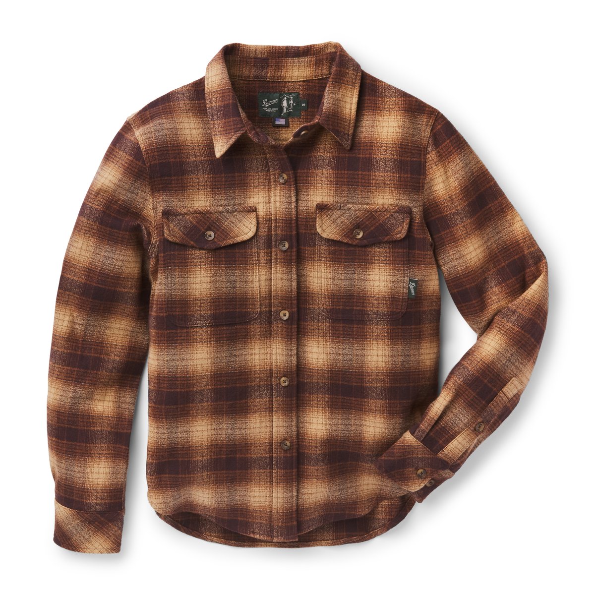 Danner | Sauvie Cotton Flannel Shirt  Espresso Plaid
