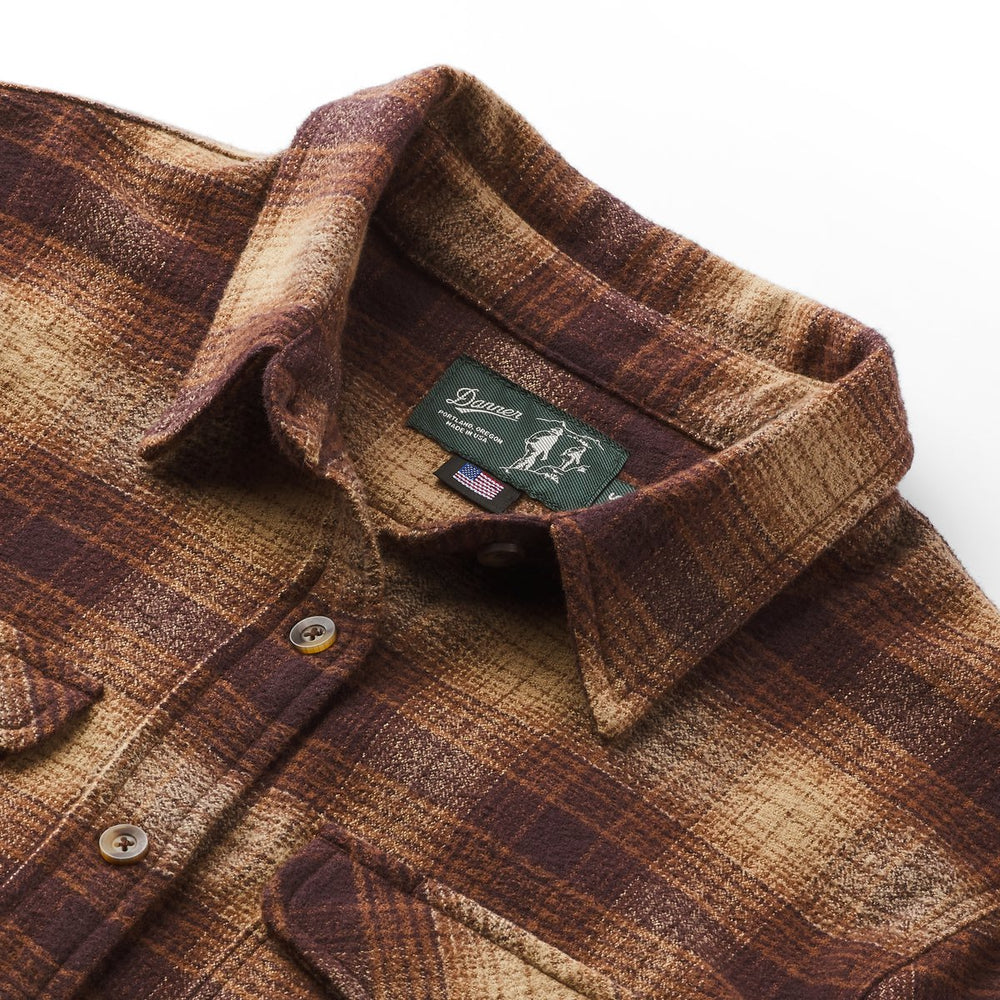 Danner | Sauvie Cotton Flannel Shirt  Espresso Plaid