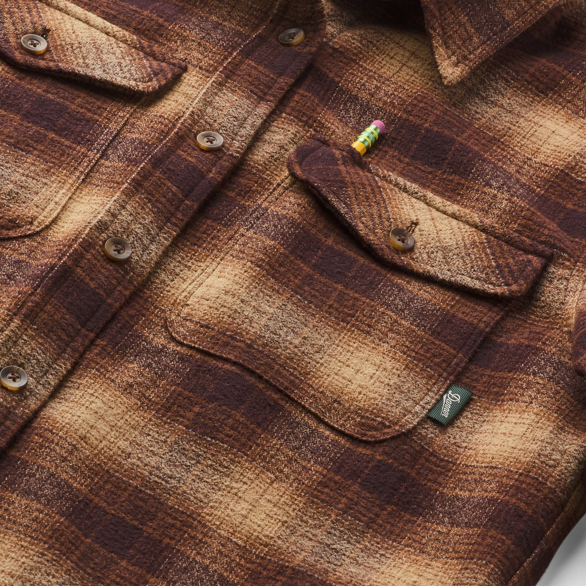 Danner | Sauvie Cotton Flannel Shirt  Espresso Plaid