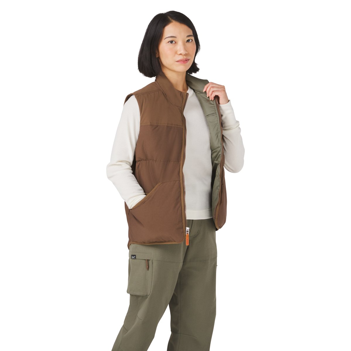Danner | Zigzag Down Vest Dark Earth