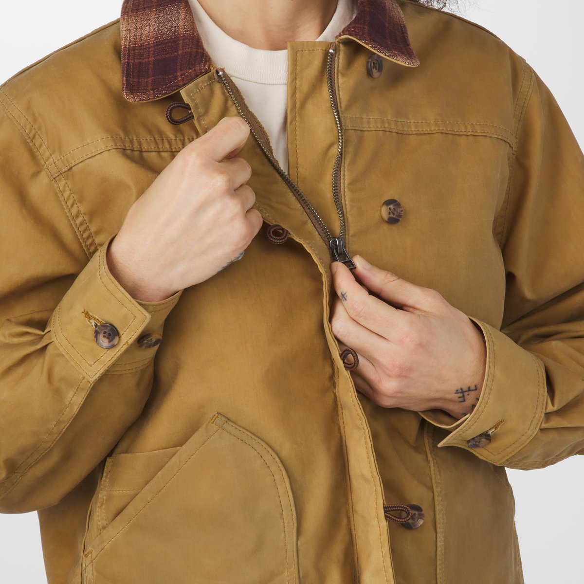 Danner | Maywood Waxed Canvas Jacket  Tan/Espresso