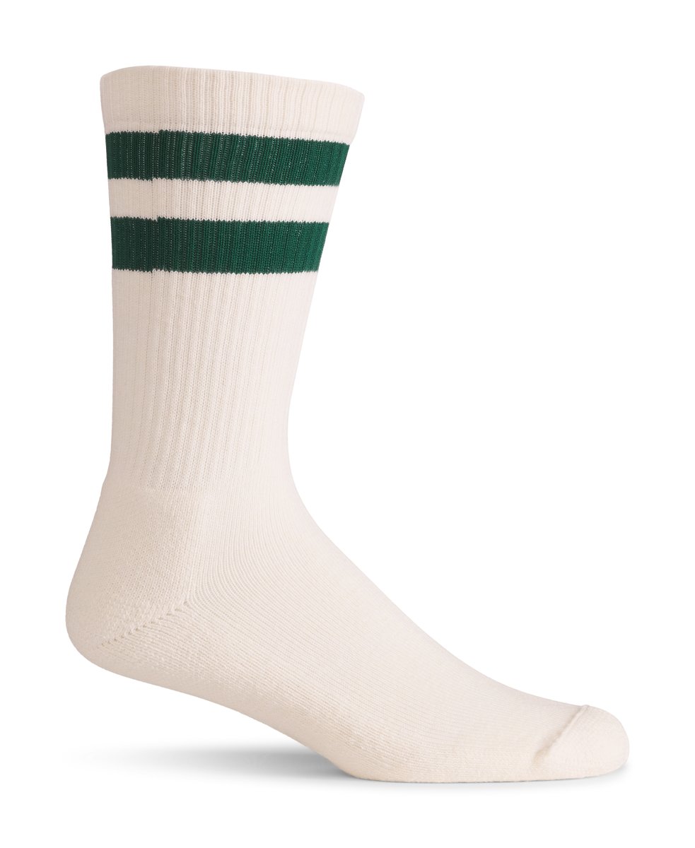 Danner | Cotton Socks Midweight Crew - Natural/Green