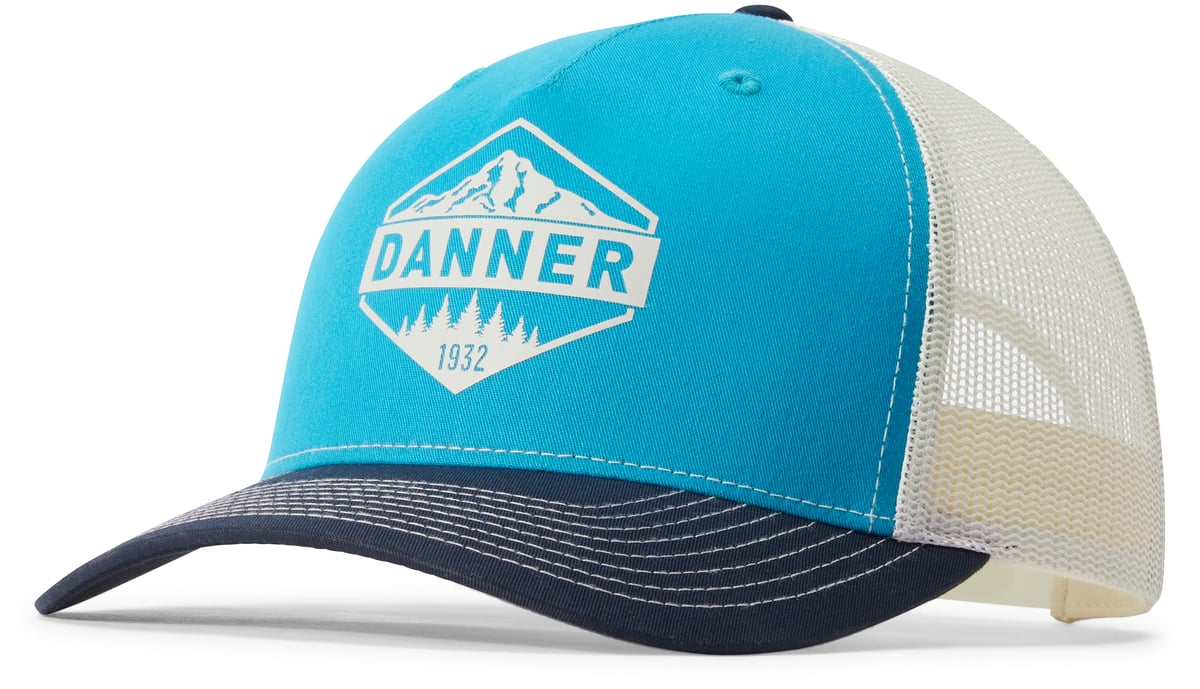 Danner | Evergreen Trucker Hat Blue Teal