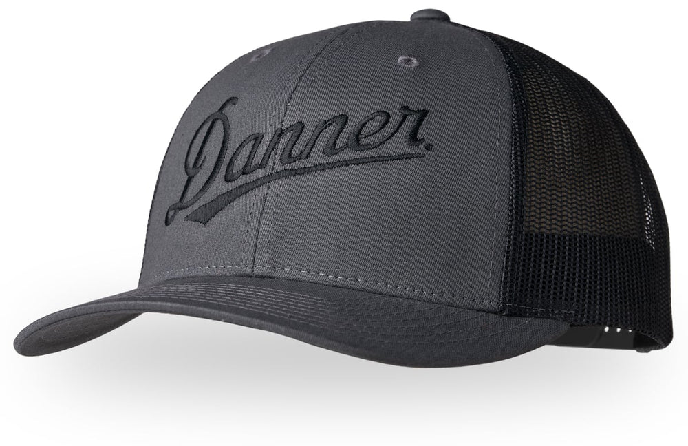 Danner | Embroidered Trucker Hat Charcoal/Black