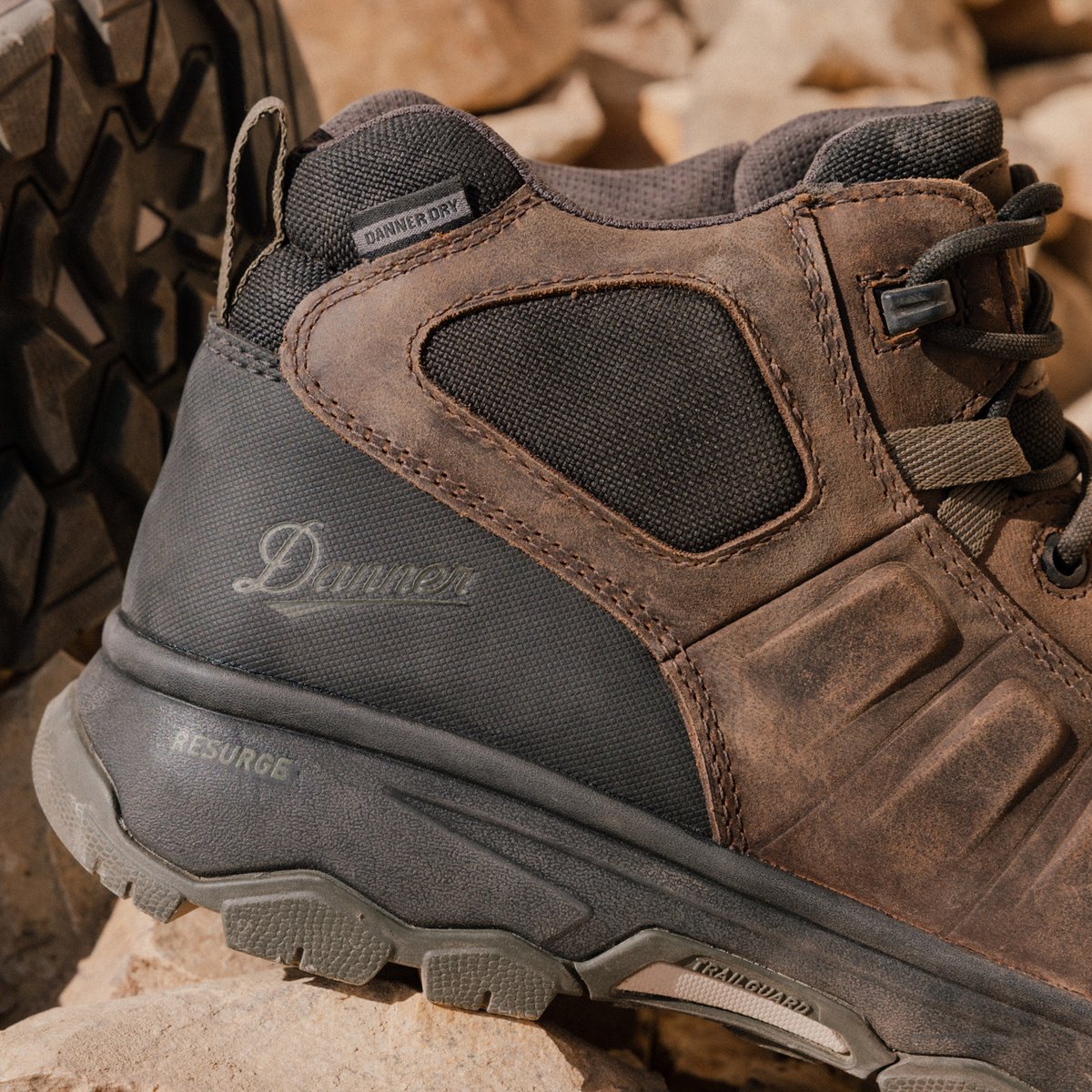 Danner | Wheat Ridge Brown/Olive Aluminum Toe