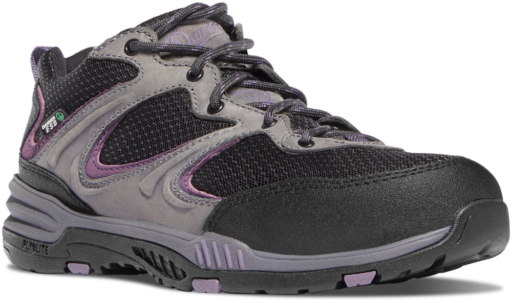 Danner | Women's Springfield Low 3" Gray/Purple ESD Composite Toe (NMT)