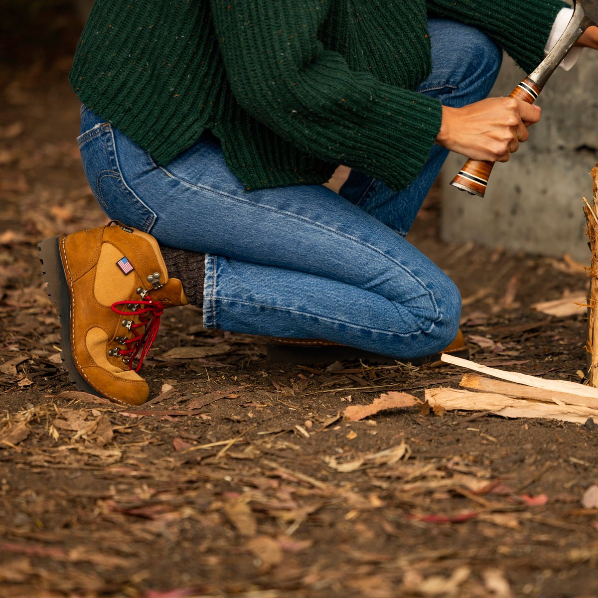 Danner | Cascade Crest Grizzly Brown/Rhodo Red