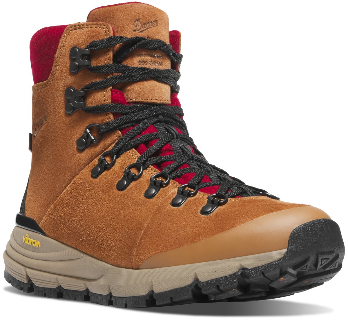 Danner | Arctic 600 Side-Zip Brown/Red Felt 200G