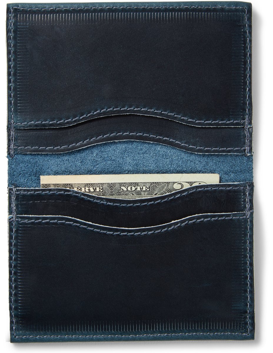 Danner | Leather Wallet 4.5" x 3.5" Navy