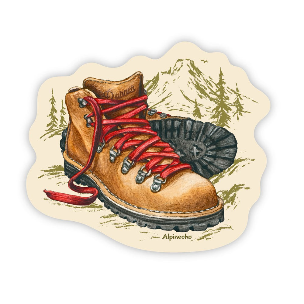 Danner | Alpinecho x Danner Sticker 2.7" x 3" Mountain Light